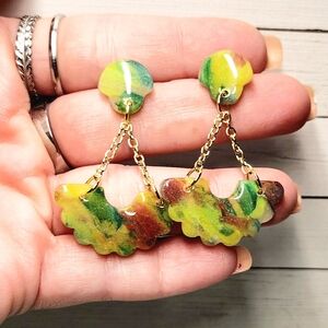 Colorful Abstract Dangle Earrings
